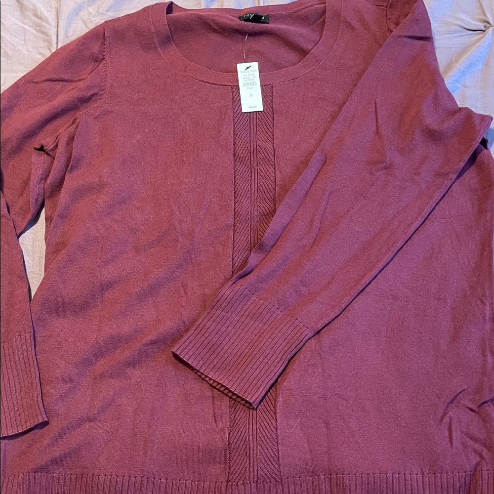 Women's Burgundy Sweater